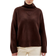 Pierre Robert Blouse With A Wrap Collar - Coffee