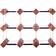 mensolas MS9D Dark Stained Pine Wine Rack 32.5x23.5cm