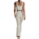 H&M Flared sports leggings with DryMove - Light Beige