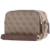 Guess Noelle 4G Logo Mini Crossbody Bag - Latte Logo/Brown