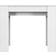 ManoMano Modern Space Saving White Ash Dining Table 78x90cm