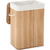 Shein SONGMICS Bamboo Laundry Basket, XL Foldable Storage Hamper With Removable Washable Lining, 72L, 40 X 30 X 60 Cm, Natural
