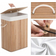 Shein SONGMICS Bamboo Laundry Basket, XL Foldable Storage Hamper With Removable Washable Lining, 72L, 40 X 30 X 60 Cm, Natural