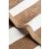 H&M Striped Gæstehåndklæde Brun, Hvid (70x50cm)