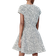 H&M Button Through Cotton Dress - White/Leopard Print