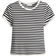 H&M Fitted T-shirt - White/Striped
