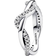Pandora Sparkling Intertwined Wave Ring - Silver/Transparent
