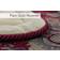Paoletti Shiraz Pillow Case Gold, Red (70x50cm)