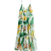 H&M Tiered Maxi Dress - White/Floral