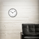 Arne Jacobsen Station Black/White Wall Clock 29cm