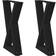 vidaXL 4012700 Black Table Leg 43.3cm 2pcs