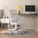Vinsetto Mesh Swivel White Office Chair 104cm