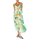 H&M Tiered Maxi Dress - White/Floral