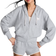 PINK Ivy Terry Shrunken Full-Zip Hoodie - Medium Heather Grey