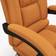 Vinsetto 4 Point Vibration Massage Brown Office Chair 118cm