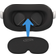Digicharge VR Lens Cover Protector Cap for Meta Quest 3S, 3, Rift S, Reverb