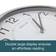 Unilux Aria Grey Wall Clock 28.5cm