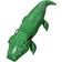 Shein 1pc Inflatable Water Mount Pool Toy for Water Play Green Crocodile