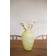 Bahne Interior Wide Swirl Stripes Yellow Vase 35cm