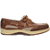 Sebago Clovehitch Waxed Leather Boat - Brown Cinnamon