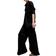 H&M Wide Pull On Trousers - Black