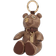 Coach Outlet Collectible Bear Bag Charm In Signature Canvas - Gold/Tan/Brown