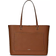 Lauren Ralph Lauren Karly Cross Body Leather Tote Bag - Lauren Toast