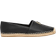 Tommy Hilfiger Leather Espadrilles - Black
