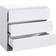 Birlea Oslo 3 White Chest of Drawer 80x77cm