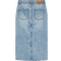 Vero Moda Natalie High Waist Midi Skirt - Blue/Light Blue Denim