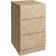 GFW Oak Catania 3 Bedside Table 40x35cm