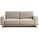 Dunelm Nook Boucle Natural Sofa 197cm 3 Seater