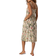 Roman Floral Print Button Down Sun Dress - Ivory