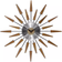 Infinity Instruments Satellite Retro Brown/Silver Wall Clock 58.4cm