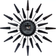 Infinity Instruments Satellite Retro Brown/Silver Wall Clock 58.4cm