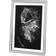 Single Black Jewelled Pirouette Black Framed Art 57x77cm
