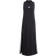 adidas Women's Essentials 3-Stripes Long Racerback Dress - Black/White