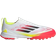 adidas Kid's F50 League Laceless TF Football Boots - Cloud White/Core Black/Solar Yellow