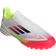 adidas Kid's F50 League Laceless TF Football Boots - Cloud White/Core Black/Solar Yellow