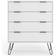 Core Products Augusta 4 White Chest of Drawer 76.5x90.3cm
