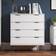 Core Products Augusta 4 White Chest of Drawer 76.5x90.3cm