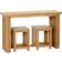 SECONIQUE Richmond Oak Varnish Dining Table 80x119.9cm