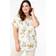 Zizzi Topp VMalis S/S Tee - Gul
