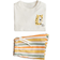 H&M 2-Delt Sæt Med T-Shirt Og Shorts - Hvid