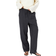 H&M Linen Blend Drawstring Pants - Dark Gray