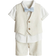 H&M Baby 4-Piece Linen-Blend Dressy Set - Beige