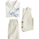 H&M Baby 4-Piece Linen-Blend Dressy Set - Beige