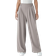 Halara Flex High Waisted Waffle Knit Stretch Wide Leg Pants With Side Pockets - Mink Ash
