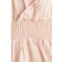 H&M Smocked Dress with Ruffled Edges - Light Pink (1281926003)