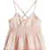 H&M Smocked Dress with Ruffled Edges - Light Pink (1281926003)